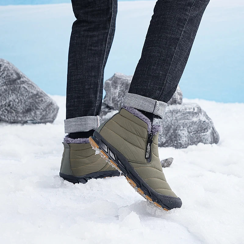 Elara | Stylish Waterproof Fur-Lined Winter Ankle Boots