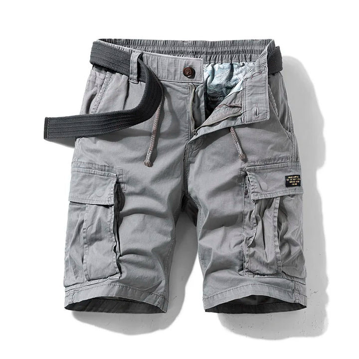 Emma | Stylish Multi-Pocket Cargo Shorts With Belt