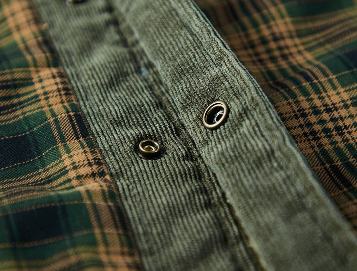 Lilly | Stylish Sherpa-Lined Plaid Flannel Shirt Jacket For Men