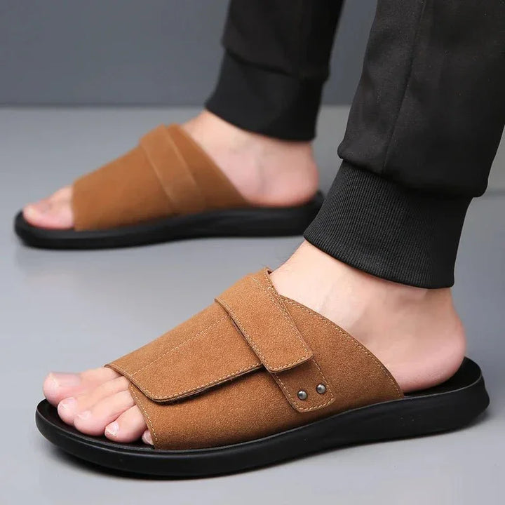Eliana | Stylish Adjustable Strap Comfort Slides For Men
