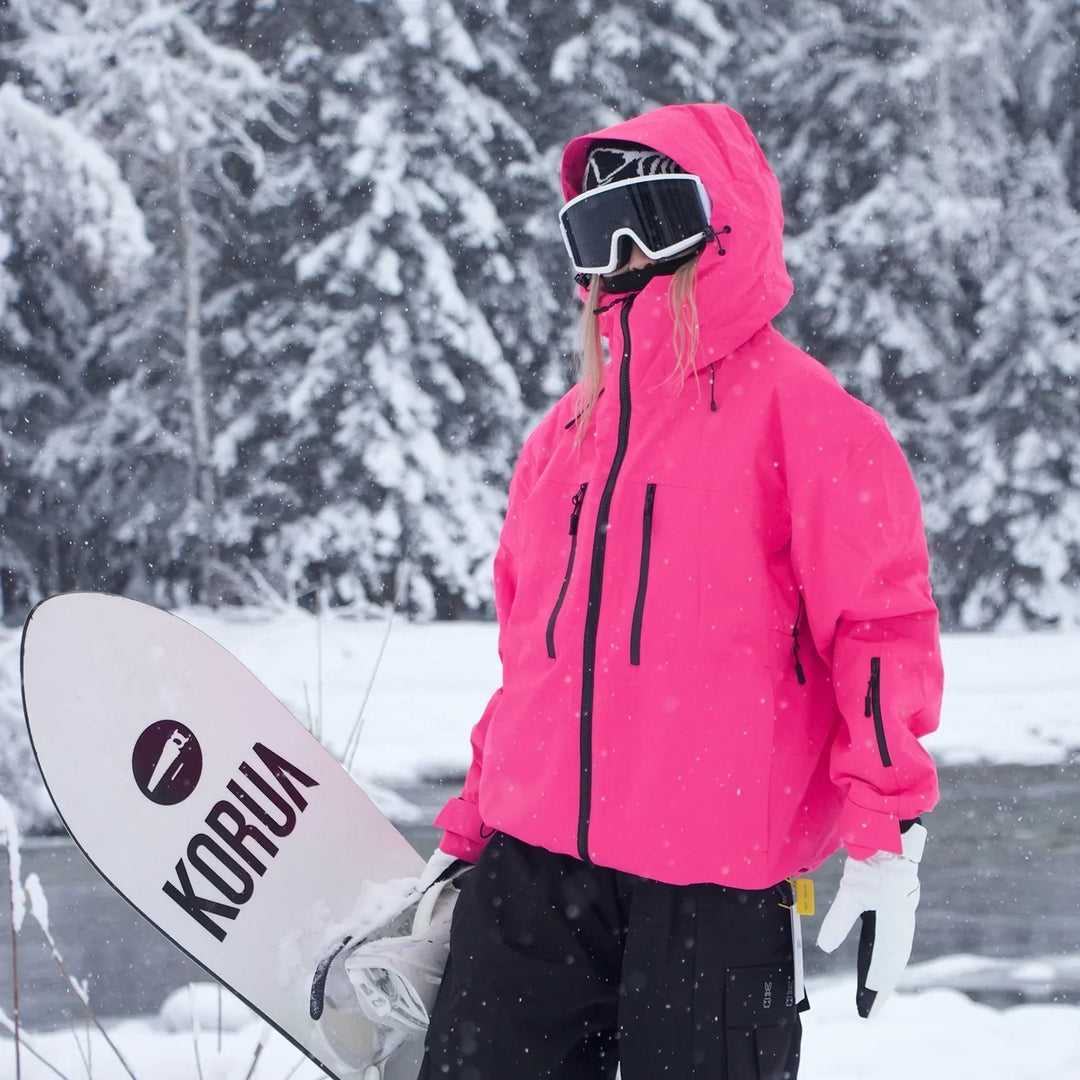 Eleanore | Stylish Hooded Ski Jacket With Full Zip