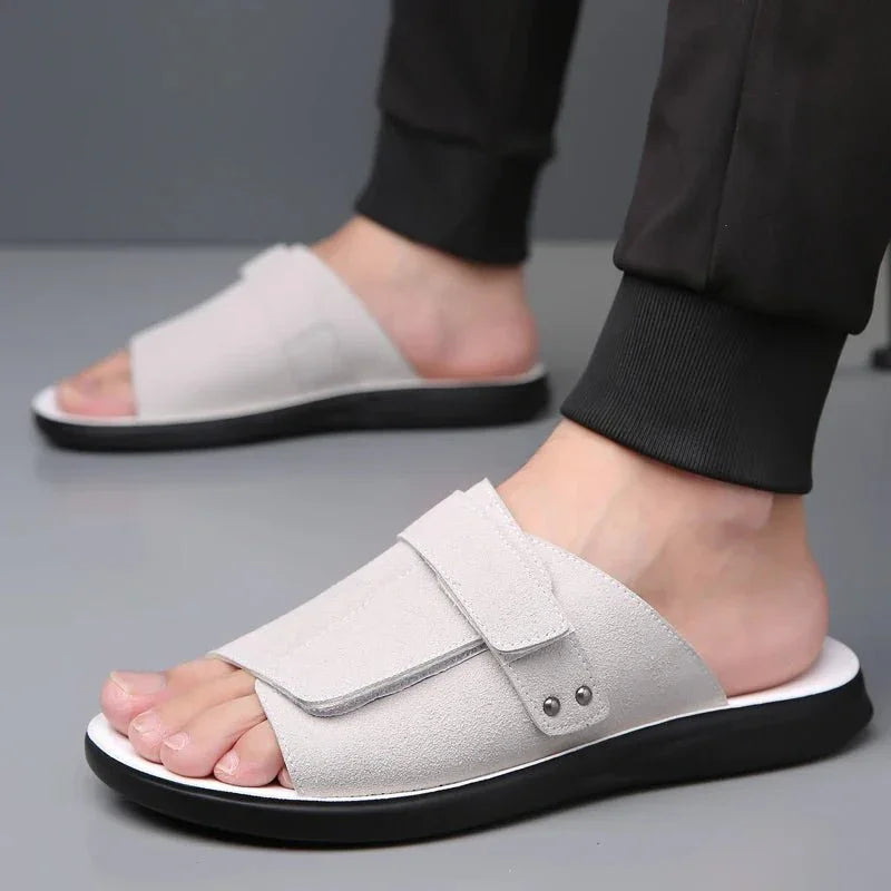 Eliana | Stylish Adjustable Strap Comfort Slides For Men