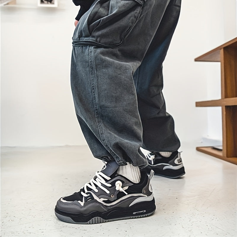 Evy | Stylish Men's Chunky Athletic Sneakers With Platform Sole