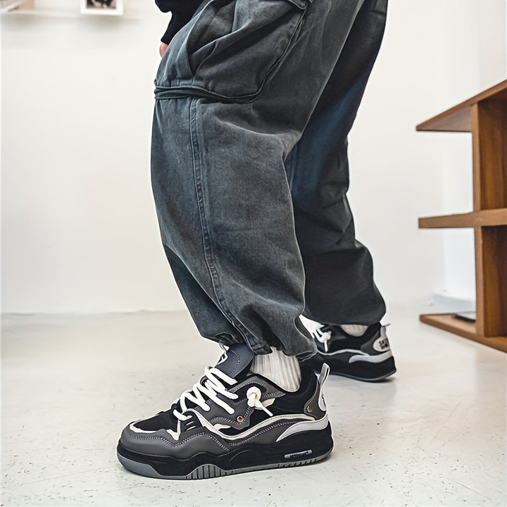 Evy | Stylish Men's Chunky Athletic Sneakers With Platform Sole
