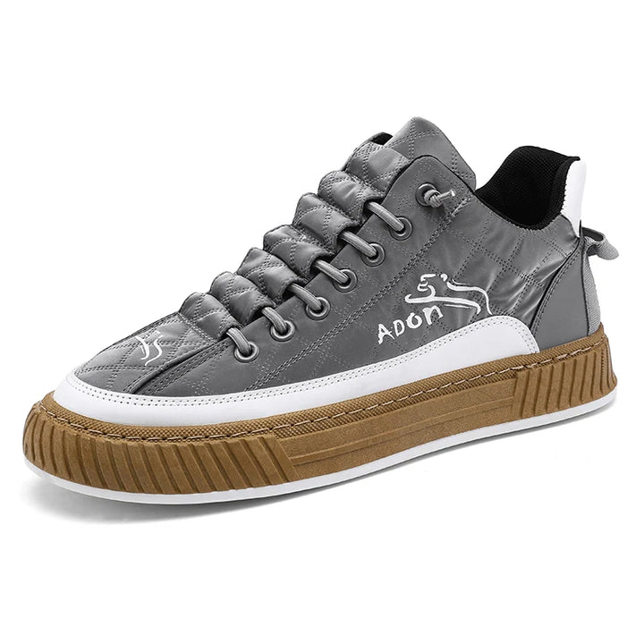 Dorian | Stylish Low-Top Canvas Sneakers With Gum Sole