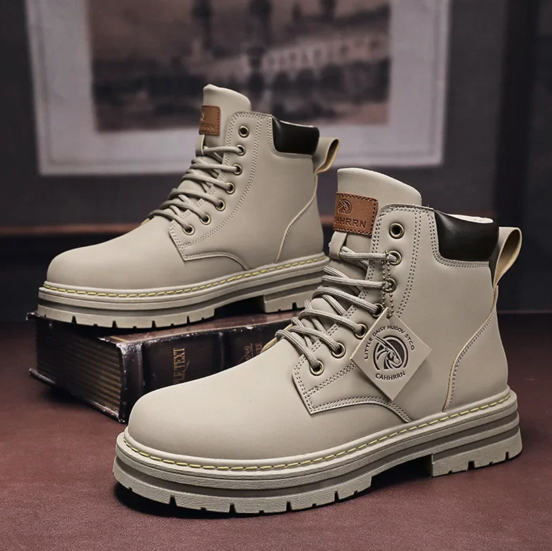 Connor | Stylish Lace-Up Work Boots Men - Comfortable Waterproof