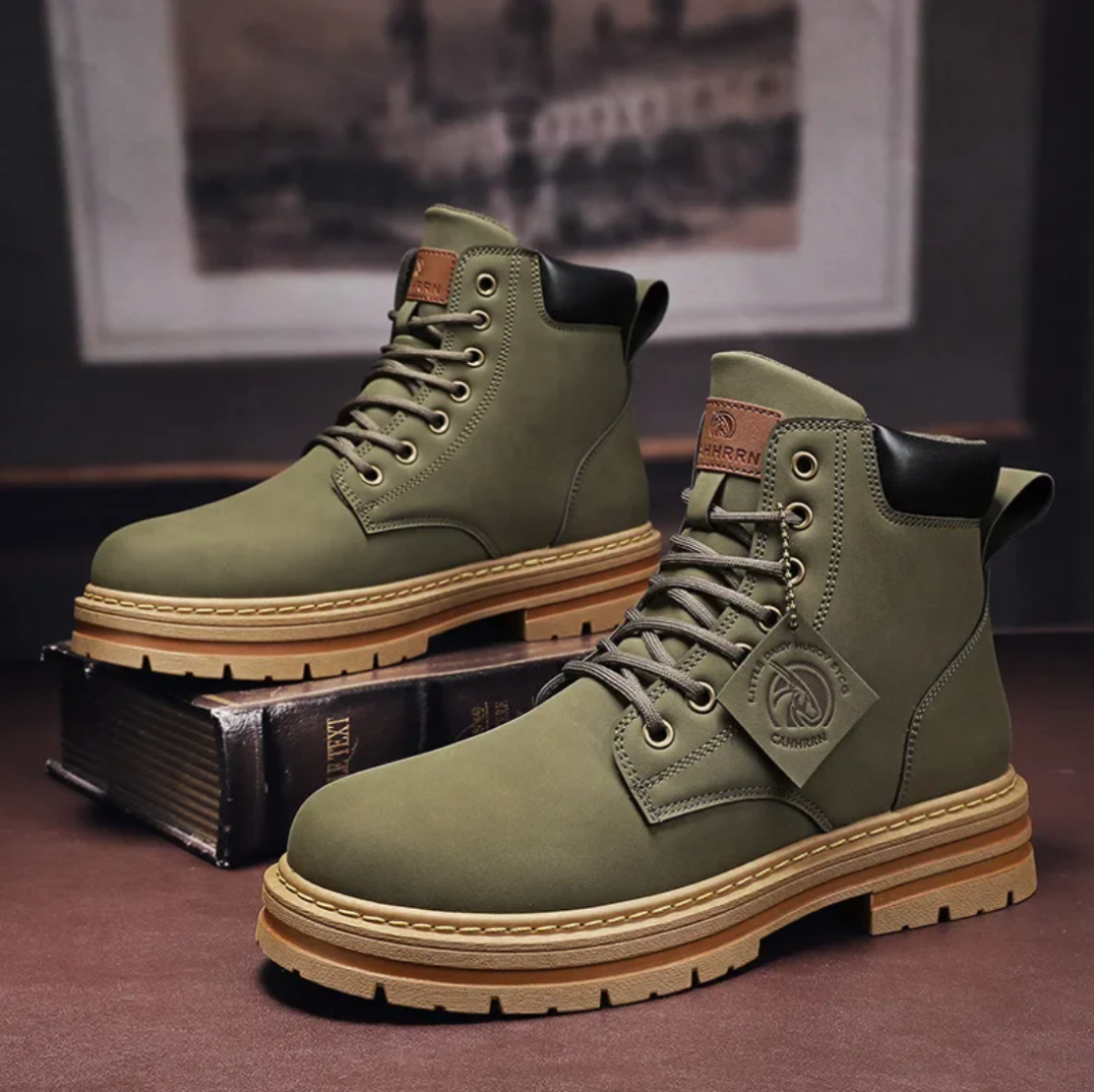 Timber | Stylish Lace-Up Combat Ankle Boots Men