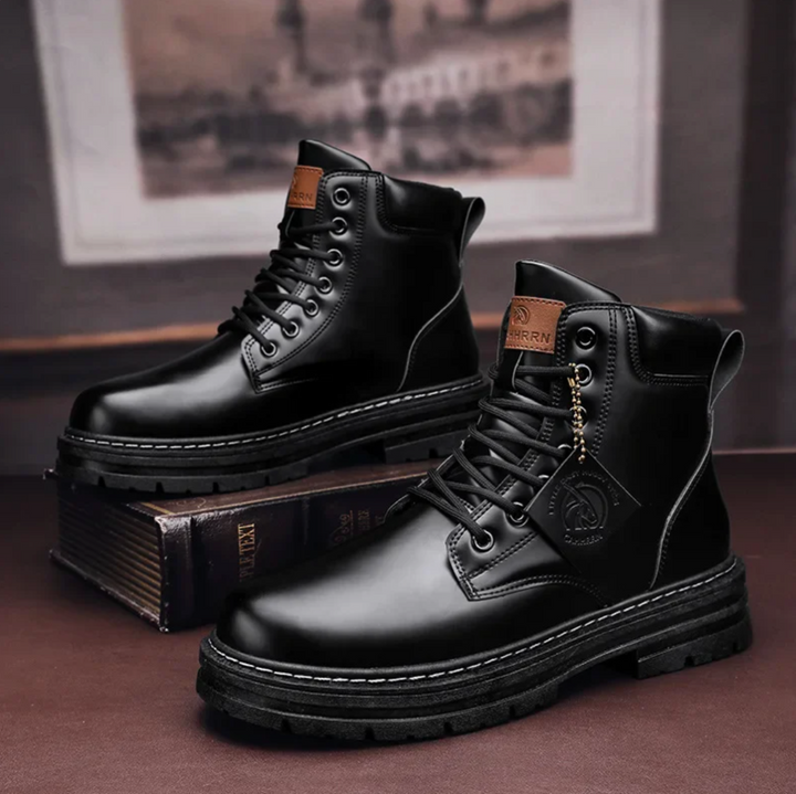 Connor | Stylish Lace-Up Work Boots Men - Comfortable Waterproof