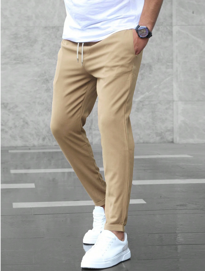 Emilio | Elegant Drawstring Stretch Pants Men - Slim Fit