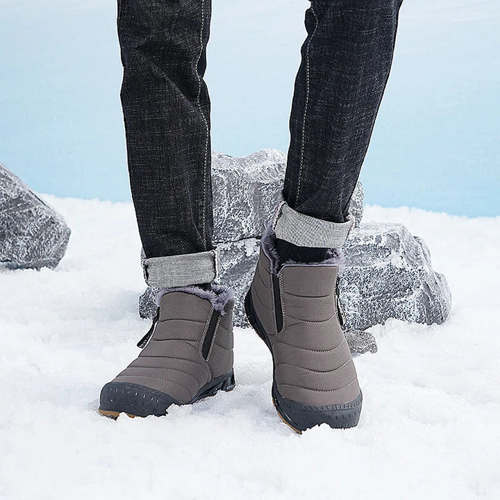 Elara | Stylish Waterproof Fur-Lined Winter Ankle Boots