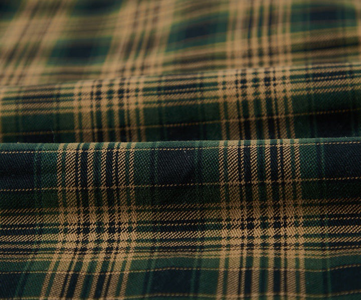 Lilly | Stylish Sherpa-Lined Plaid Flannel Shirt Jacket For Men