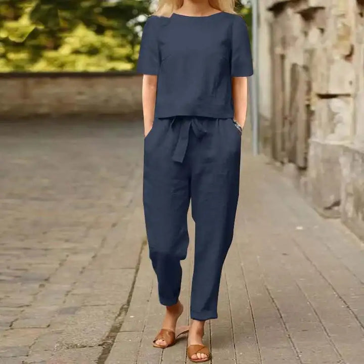 Tabitha | Stylish Two-Piece Linen Set With Relaxed Fit