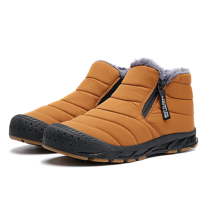 Elara | Stylish Waterproof Fur-Lined Winter Ankle Boots