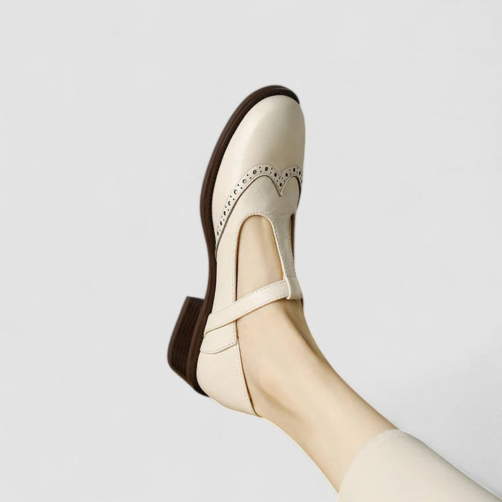 Cordelia | Elegant T-Strap Mary Jane Shoes With Block Heel