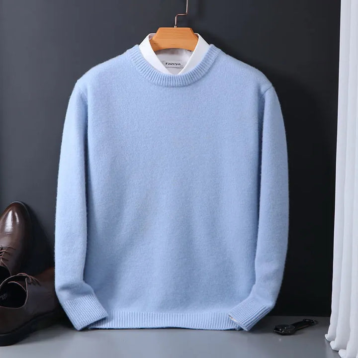 Elyse | Classic Crewneck Cashmere Pullover Sweater