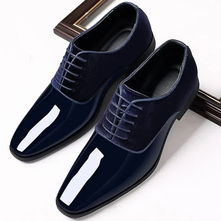 Beckside | Sleek Men's Oxford Dress Shoes With Contrast Finish