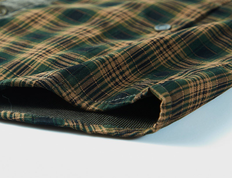Lilly | Stylish Sherpa-Lined Plaid Flannel Shirt Jacket For Men