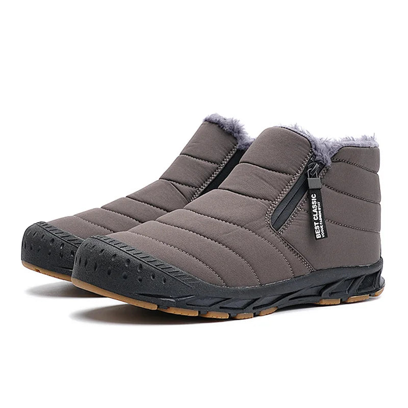 Elara | Stylish Waterproof Fur-Lined Winter Ankle Boots