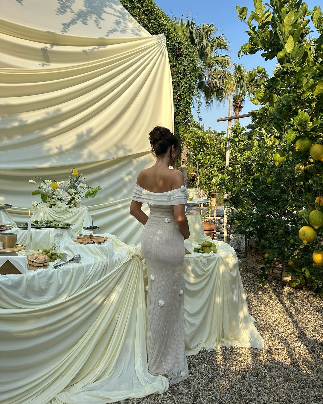 Sybil | Elegant Off-Shoulder Floral Maternity Maxi Dress