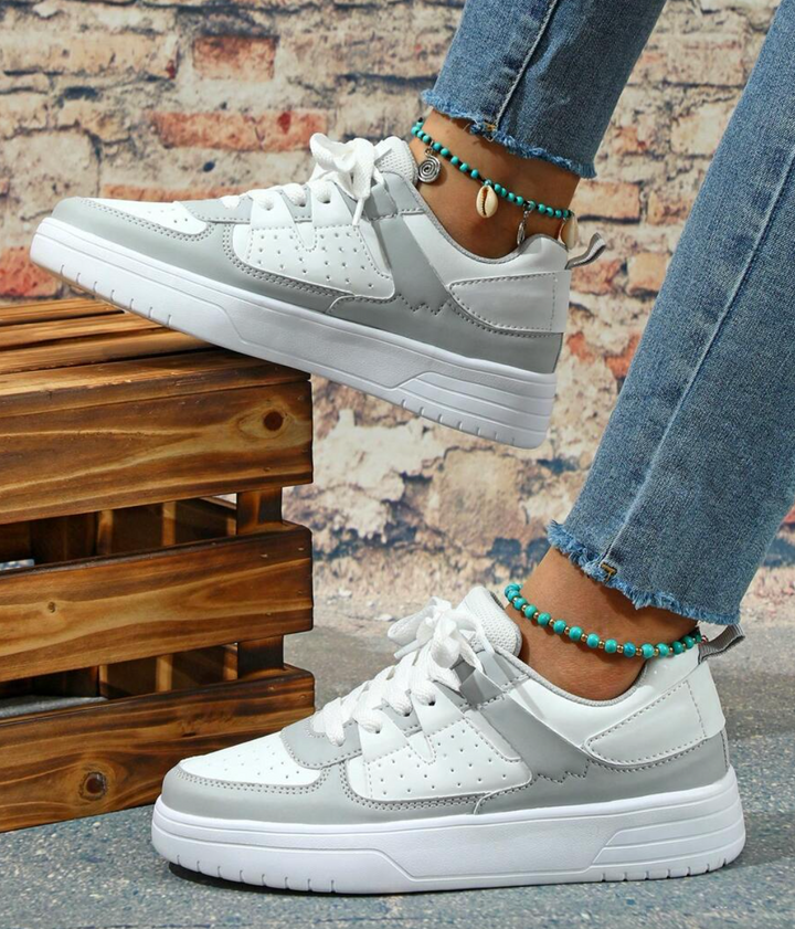 Margot | Stylish Pastel Colorblock Platform Sneakers