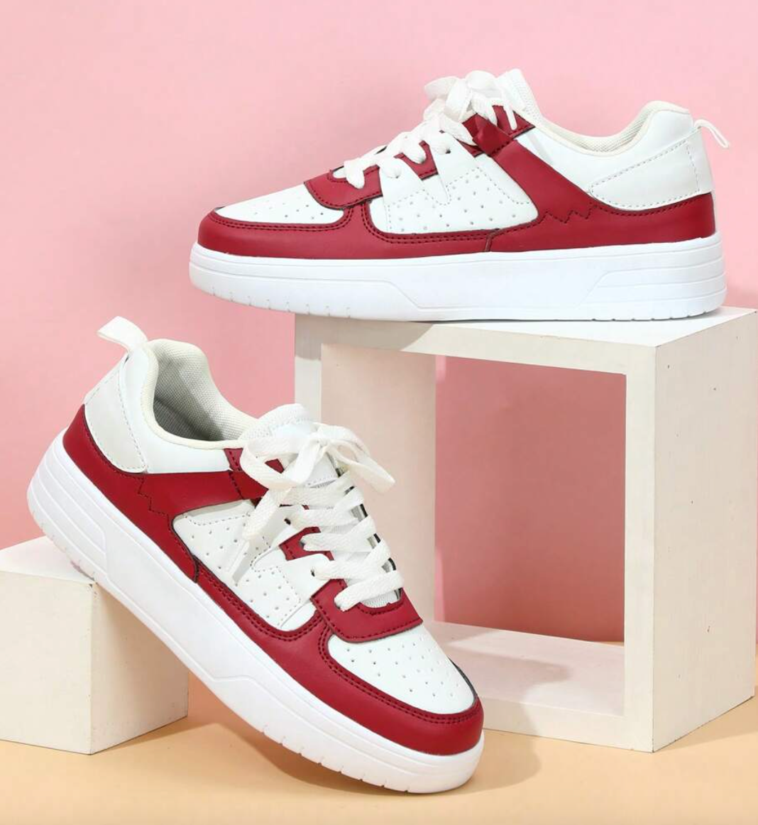 Molly | Stylish Pastel Colorblock Platform Sneakers For Women