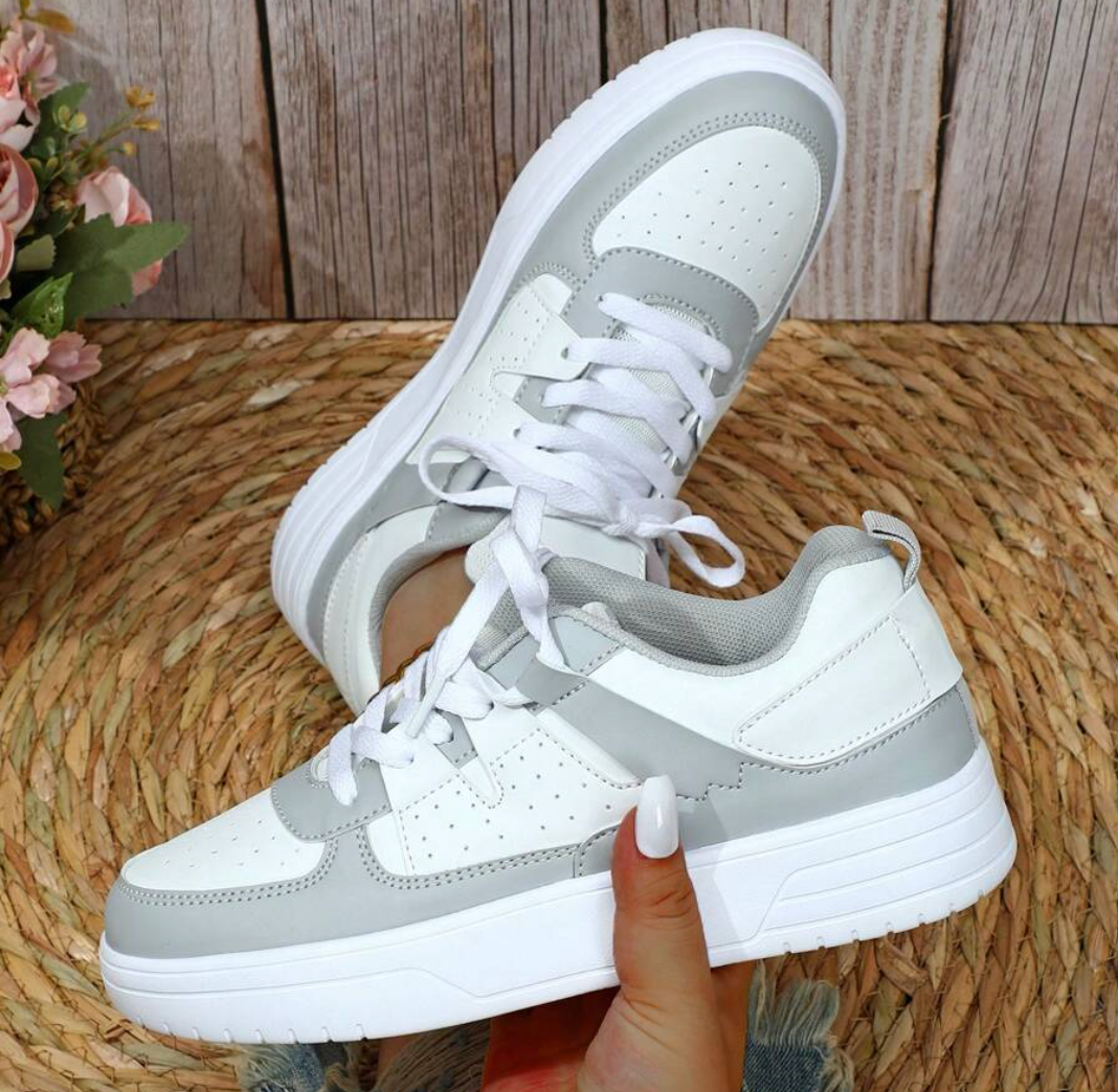 Molly | Stylish Pastel Colorblock Platform Sneakers For Women