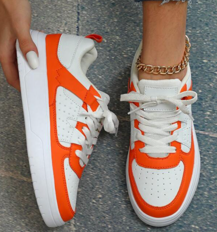 Molly | Stylish Pastel Colorblock Platform Sneakers For Women