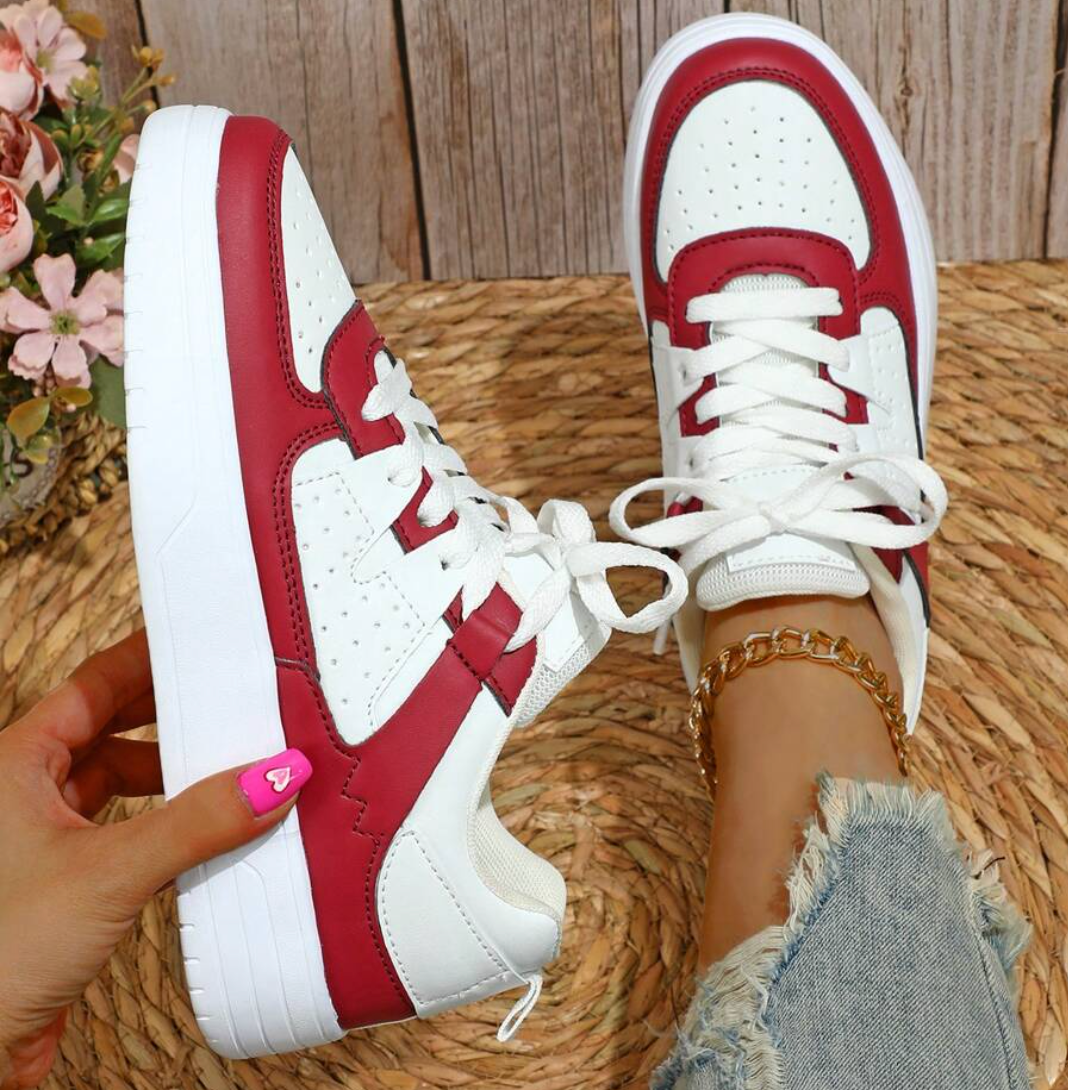 Margot | Stylish Pastel Colorblock Platform Sneakers