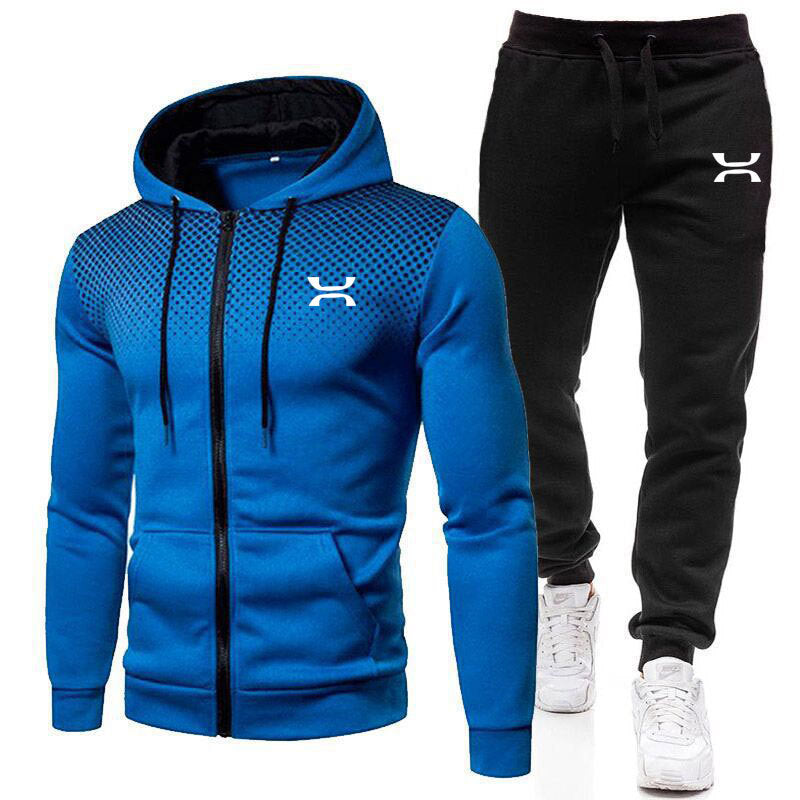 Elyse | Stylish Men's Two-Piece Zip-Up Tracksuit Set
