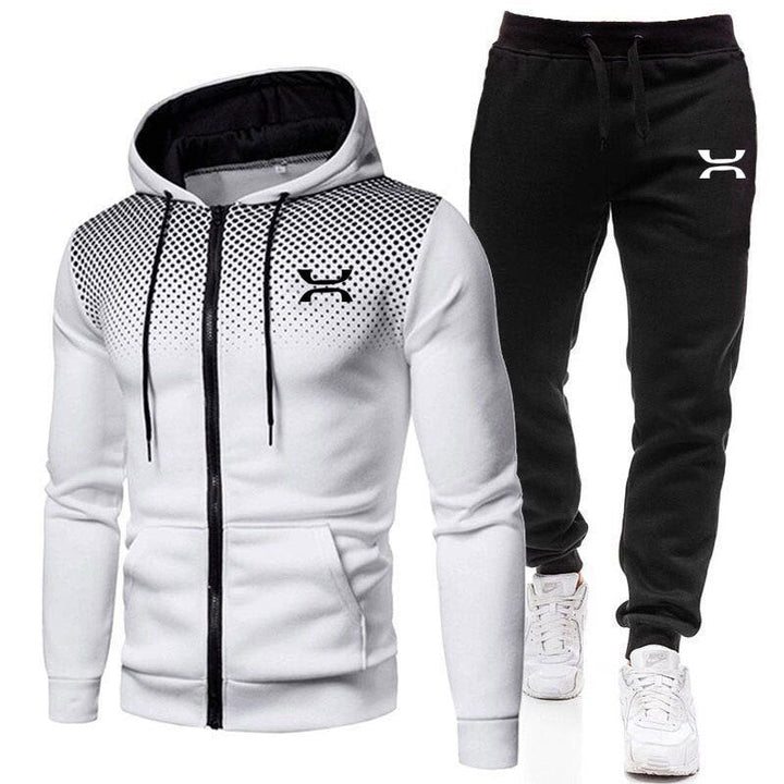 Elyse | Stylish Men's Two-Piece Zip-Up Tracksuit Set