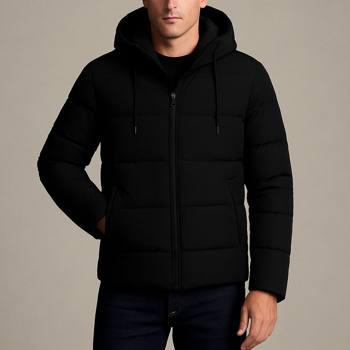 Serena | Stylish Men's Hooded Waterproof Puffer Winter Jacket