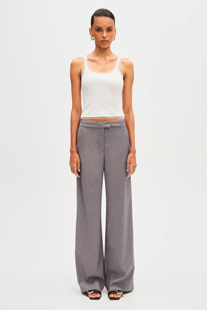 Belen | Sleeveless Asymmetric Top Wide Leg Pants Co-Ord Set