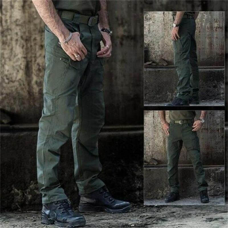 Evy | Tactical Men's Khaki Cargo Pants With Multiple Pockets