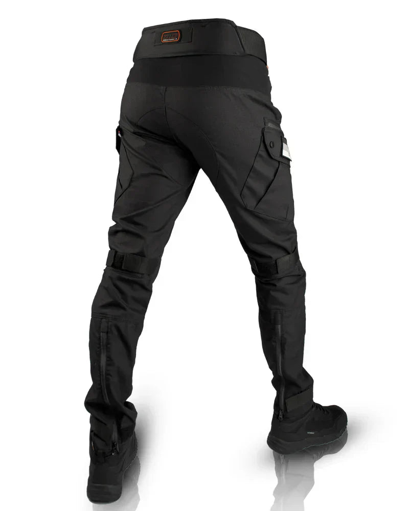 Willow | Tactical Black Cargo Pants With Multiple Pockets