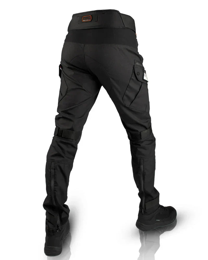 Willow | Tactical Black Cargo Pants With Multiple Pockets