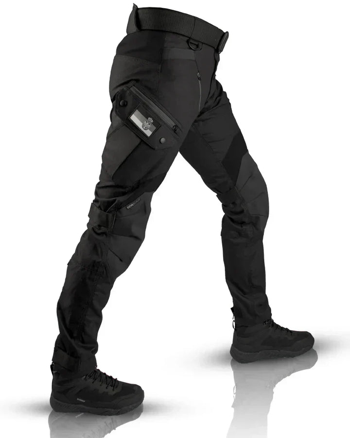 Willow | Tactical Black Cargo Pants With Multiple Pockets