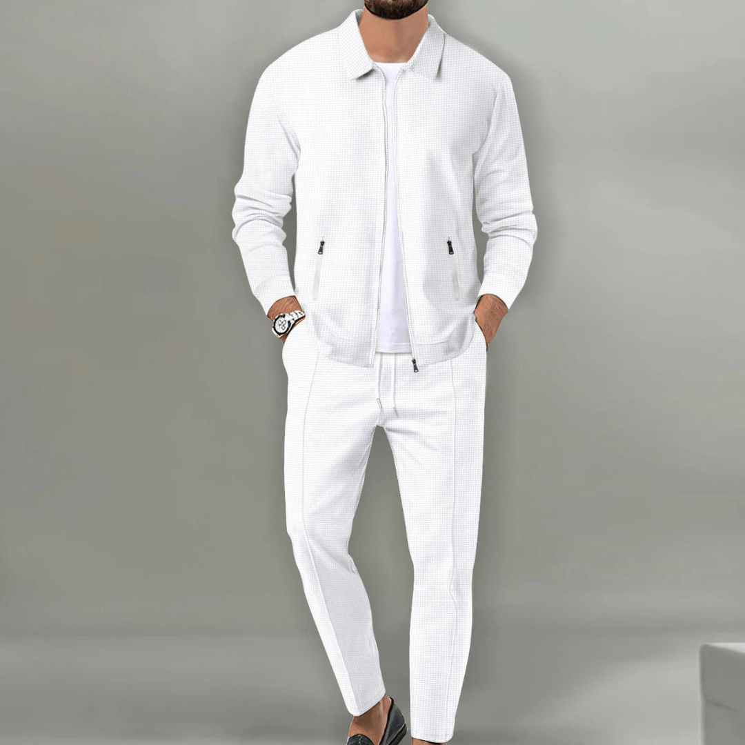Beckford | Sleek Men's Two-Piece Zip Tracksuit With Smart Casual Design