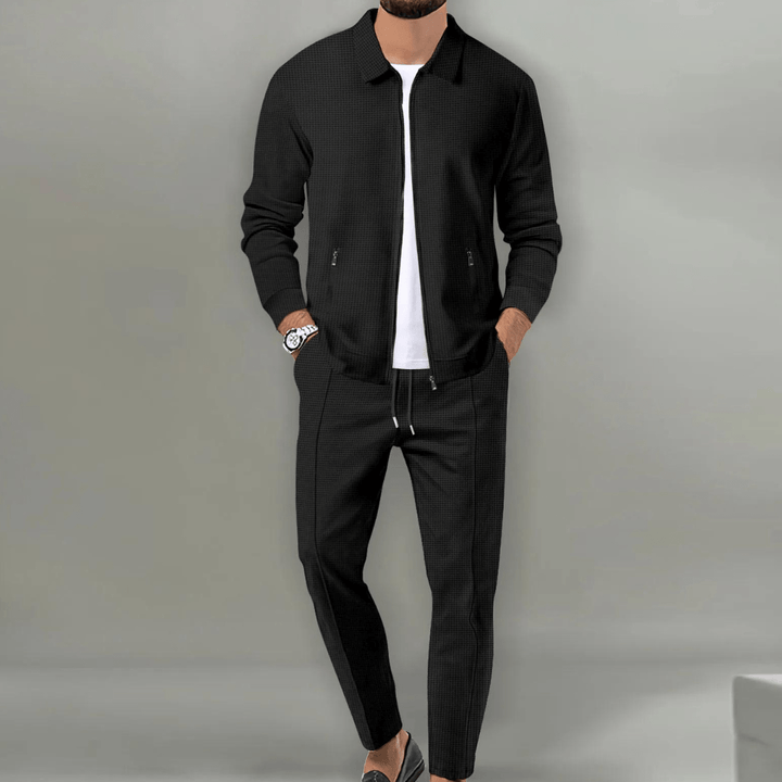 Beckford | Sleek Men's Two-Piece Zip Tracksuit With Smart Casual Design