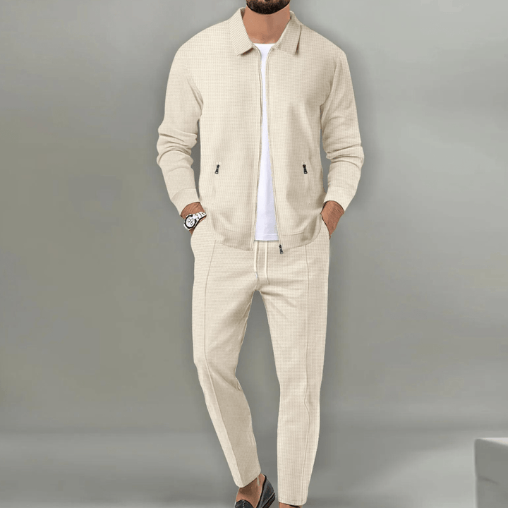 Beckford | Sleek Men's Two-Piece Zip Tracksuit With Smart Casual Design