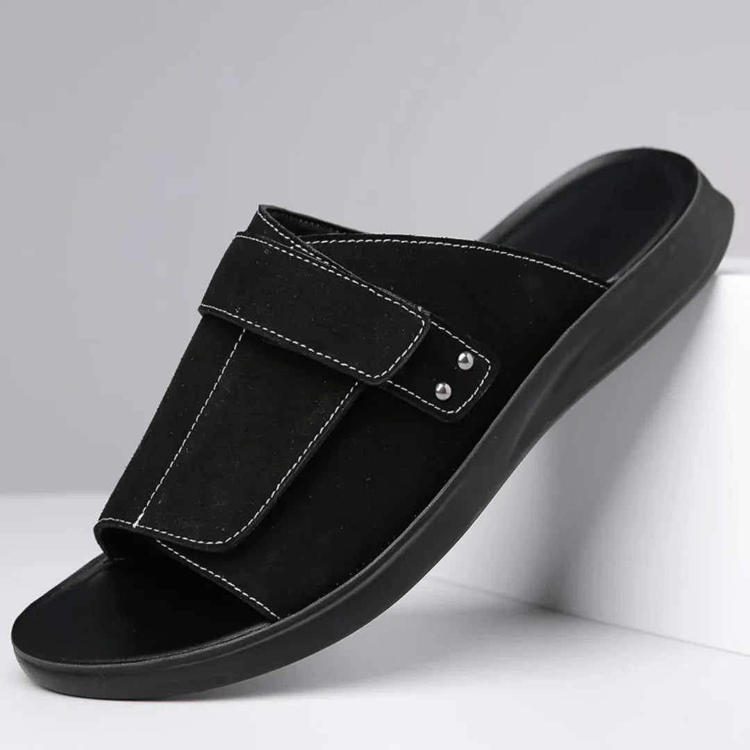 Eliana | Stylish Adjustable Strap Comfort Slides For Men