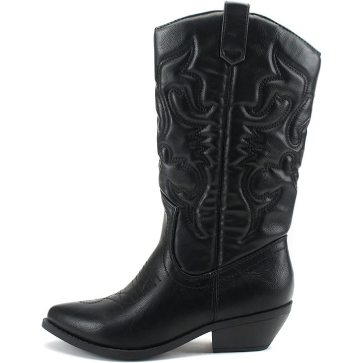 Bethany | Classic Leather Cowboy Boots