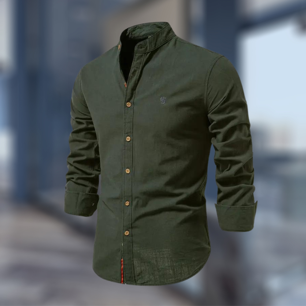Zoe | Stylish Button-Up Long Sleeve Shirt With Classic Collar