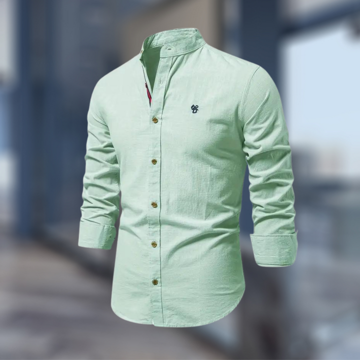 Zoe | Stylish Button-Up Long Sleeve Shirt With Classic Collar