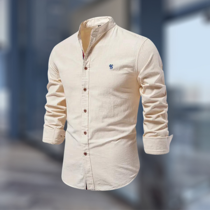 Zoe | Stylish Button-Up Long Sleeve Shirt With Classic Collar