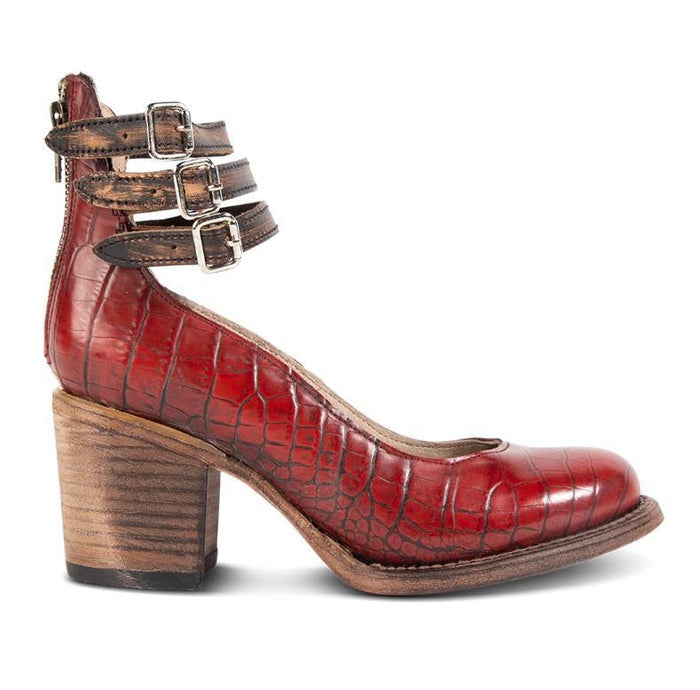 Tessa | Stylish Tan Leather Block Heel Ankle Boots