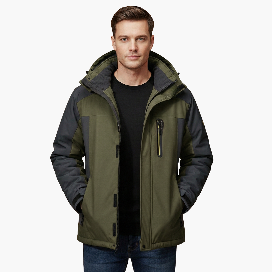Phoebe | Stylish Men's Fleece Lined Hooded Winter Jacket