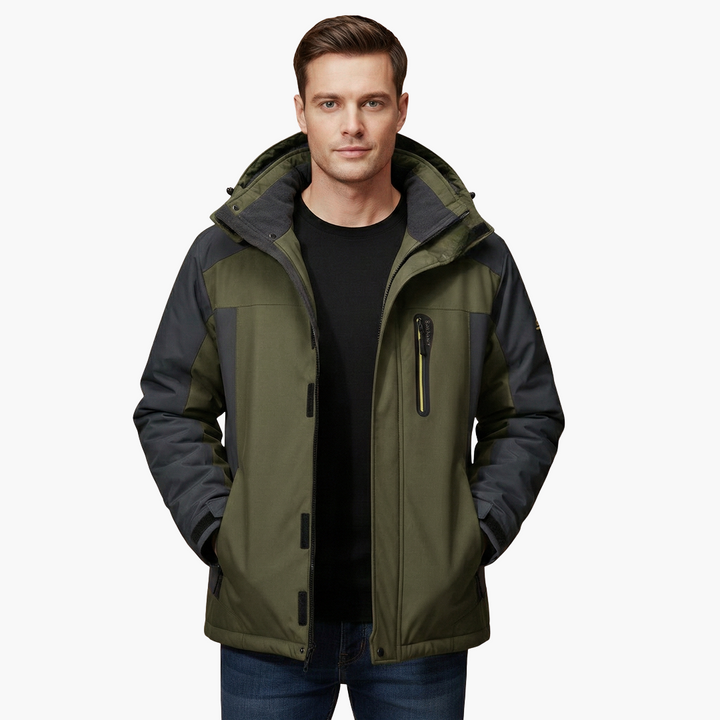 Phoebe | Stylish Men's Fleece Lined Hooded Winter Jacket