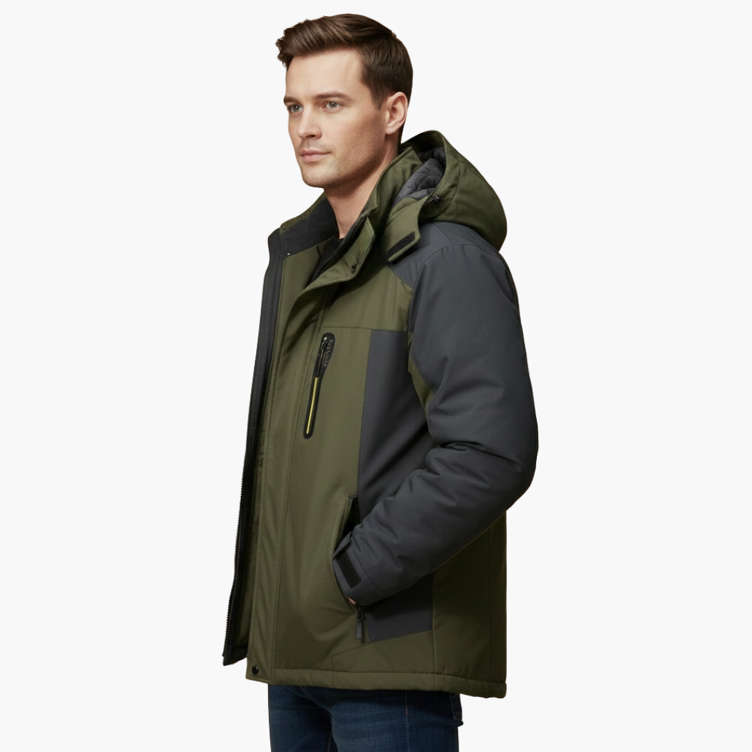 Phoebe | Stylish Men's Fleece Lined Hooded Winter Jacket