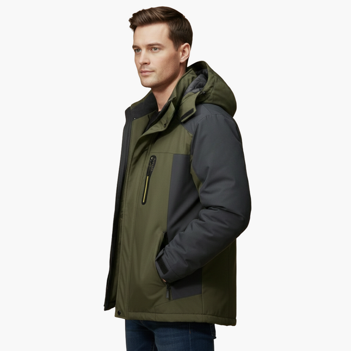 Phoebe | Stylish Men's Fleece Lined Hooded Winter Jacket