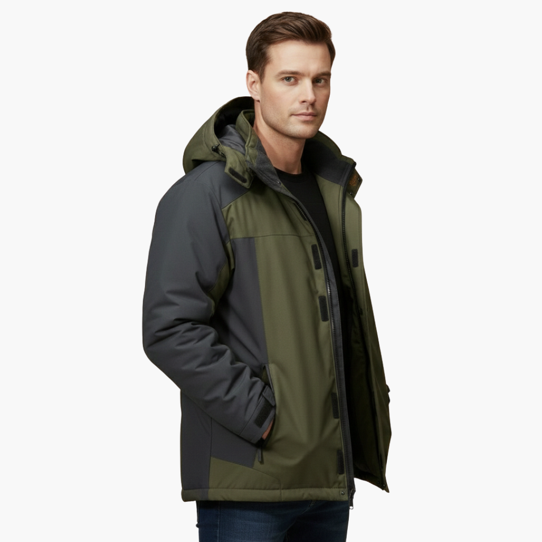 Phoebe | Stylish Men's Fleece Lined Hooded Winter Jacket
